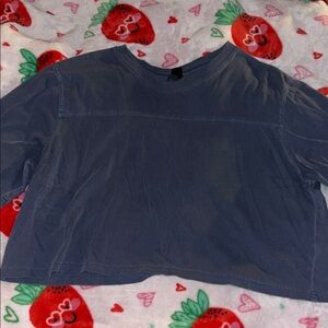 Wild Fable Short Sleeve Tee in Washed Blue